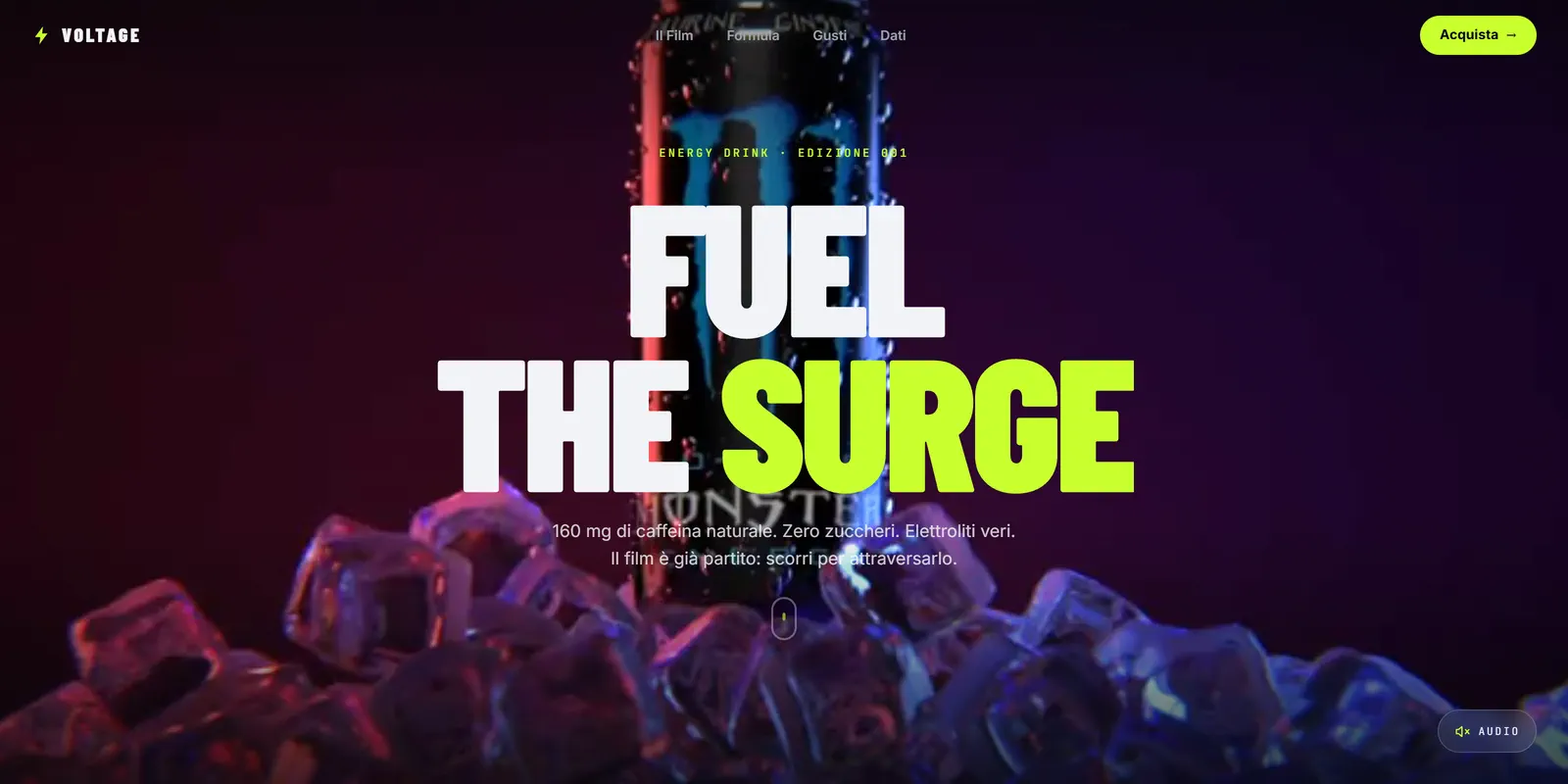 Voltage landing page preview